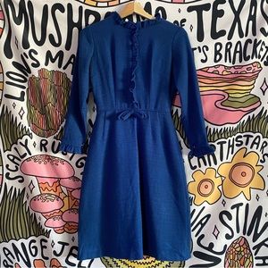 A classy 60s royal blue beauty